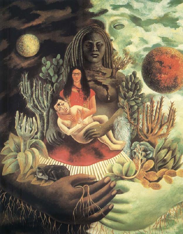 Frida Kahlo The Love Embrace of the Universe,The Earth,Diego,me and senor xolotl